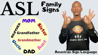 "Family" ASL Signs.  "ASL for Beginners" |  American Sign Language | ASL basics | Sign Language