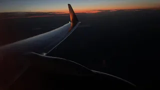 Dusk Approach • Aeroflot • Boeing 737-800 • RA-73102 • Night Landing in Moscow