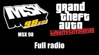 GTA: Liberty City Stories - MSX 98 | Full radio