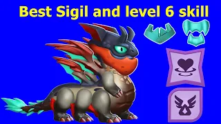 Best Sigil and level 6 skill Primal Red jaw Dragon-Dragon mania Legends | Odin Castle event | DML