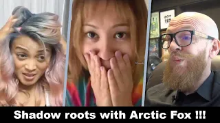 Shadow roots with Arctic Fox is not going as planned - Hair Buddha reaction video #hair #beauty