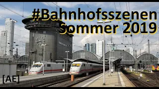 Der Frankfurter Turm sieht alles - Bahnhofsszenen Sommer 2019