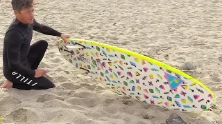 KALANI ROBB SHREDDING THE 6' ODYSEA LOG AT LOWERS