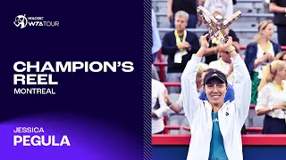 BEST points from Jessica Pegula's dominant title run in Montreal!  🏆