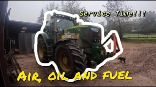 John Deere 6210R engine service!!!