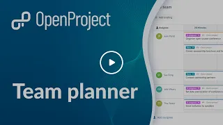 OpenProject Team Planner *