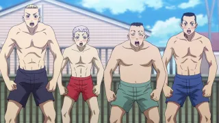 Mikey and his gang in beach | Tokyo Revengers beach episode