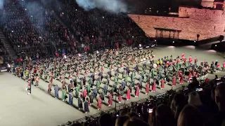 Fireworks and March Off - 2022 Royal Edinburgh Military Tattoo