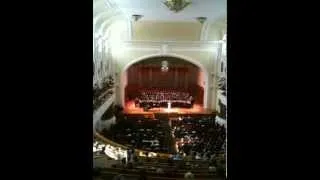 Great Hall of Moscow Conservatory 22.04.2012.