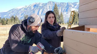 Installing Rolling Nest Boxes In Our DIY Backyard Chicken Coop | How To Build A Chicken Coop