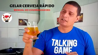 Como Gelar Cerveja Rápido em 3 Minutos com Sal e Álcool