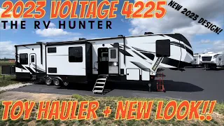 2023 Voltage 4225 | 13ft Garage Toy Hauler | HUGE UPDATE!!!