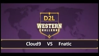 [ Dota2 ] Cloud9 vs Fnatic - HyperX D2L Western Challenge - Thai Caster