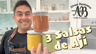 3 SALSAS DE AJÍ IMPERDIBLES - LAS TRES MEJORES SALSAS DE AJÍ- ALVARO BARRIENTOS