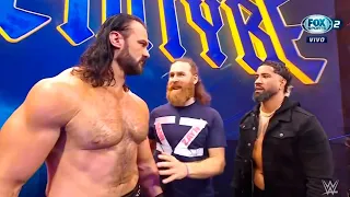 Jey Uso confronta a Drew McIntyre - WWE RAW 4 de Septiembre 2023 Español Latino