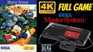 Deep Duck Trouble [SEGA MASTER SYSTEM] Gameplay Walkthrough FULL GAME [4K60ᶠᵖˢ UHD🔴]