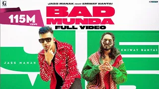 BAD MUNDA : Jass Manak Ft. Emiway Bantai (Full Video) Satti Dhillon | Deep Jandu | GK | Geet MP3