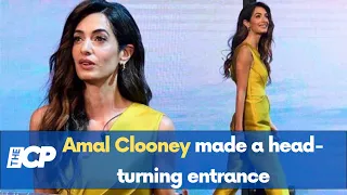 Amal Clooney looks sensational as she steals the show