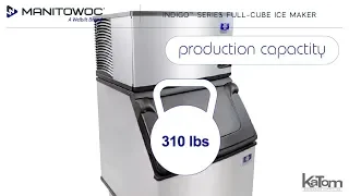 Manitowoc Indigo™ 310 lb. Full Cube Ice Maker with Bin