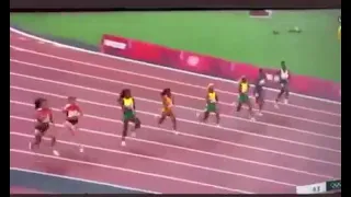 Women's 100m Final 2021- Jamaica Clean Sweep.