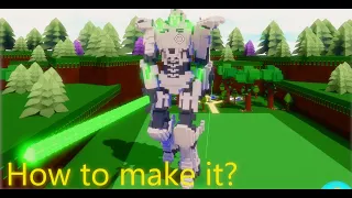 How to make the Walking Mech in build a boat! [read desc] roblox