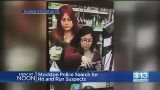 Stockton Police Search For Hit-And-Run Suspects