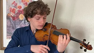 J. S. Bach: Violin Concerto in A minor (I. Allegro) — Ivan Kostornyi (14 y.o.)