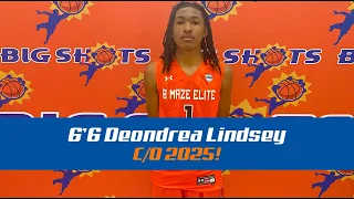 Recruiting Profile: 6'6 Deondrea Lindsey | c/o 2025 | B. Maze Elite (TN) | Full #BIGSHOTS Highlights