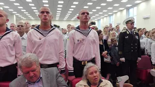 Одесская Морская Академия. Посвящение в курсанты.