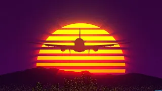 The Midnight - Night Skies ♪♫ (Instrumental) LAX Plane spotting