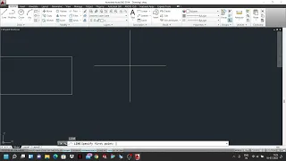 AUTOCAD : LINE  - ABSOLUTE COORDINATE SYSTEM