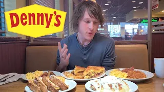 Dining Out at Denny's | Restaurant Mukbang