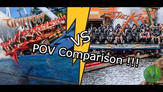 Griffon Vs SheiKra POV Comparison