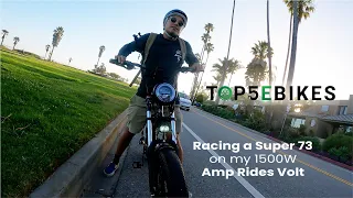 Faster than a Super73? Racing an S2 on my 1500W Amp Rides Volt