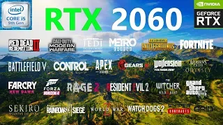 RTX 2060 6GB Test in 25 Games