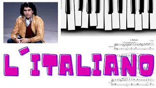 L'Italiano (Toto Cutugno) на ПИАНИНО разбор и ноты.