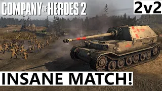 Insane Match! - Company of Heroes 2 - 2v2
