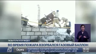 Частный дом разрушился после взрыва газбаллона в Хромтау