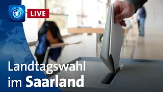 Landtagswahl im Saarland | Prognose, Hochrechnungen, Reaktionen | ARD-Sondersendung