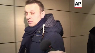 Russian opposition leader Navalny taken to court