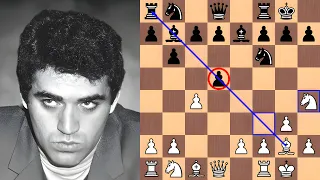 Kasparov destroys the Queen’s Indian in 23 moves
