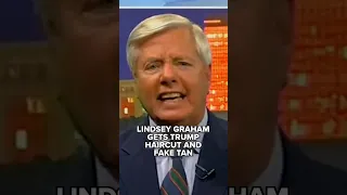 Lindsey Graham gets BIZARRE makeover to LOOK LIKE TRUMP