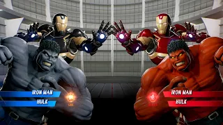 Hulk Iron Man (Black) vs. Hulk Iron Man (Red) Fight - Marvel vs Capcom Infinite PS4 Gameplay