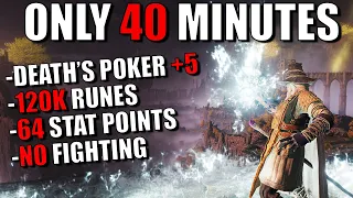 Get an Overpowered Build in 40 Minutes - Beginner Guide - Elden Ring (Death's Poker Early)