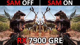 AMD Smart Access Memory (SAM) OFF vs ON | RX 7900 GRE 16GB | Test in 12 Games | 2024