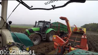 16 Ton w 2min 8 sec nakopane Ziemniaków Grimme DL 1500 & Arbos Extramalna Wydajność