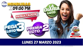 Sorteo 9 PM Loto Honduras, La Diaria, Pega 3, Premia 2, LUNES 27 DE MARZO 2023 |✅🥇🔥💰