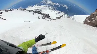 Mt Rainier - Wilson Headwall ski descent
