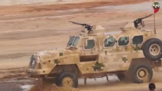 Live mobility demonstration NORINCO main battle tank armoured all terrain vehicles AirShow China