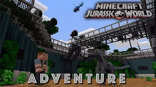 MINECRAFT x JURASSIC WORLD - Adventure Mode Gameplay